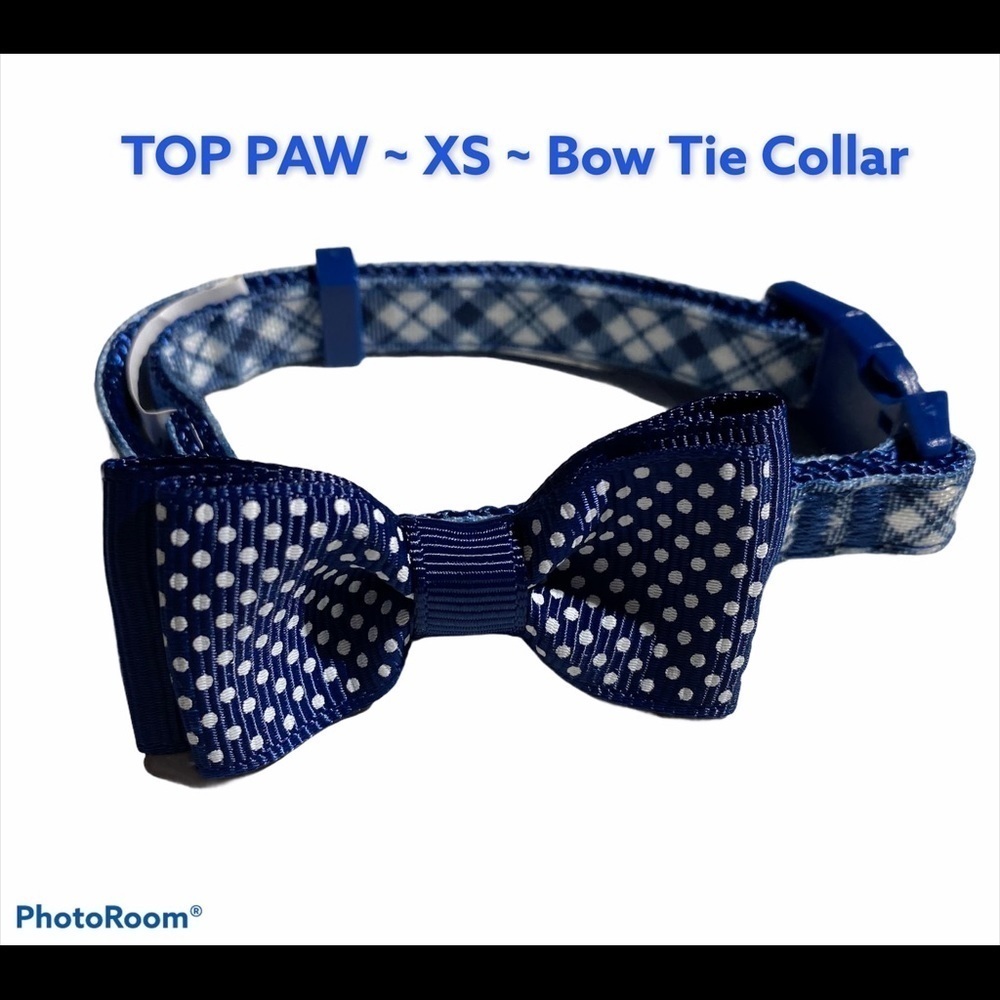 TOP PAW ~ XS ~ Pet Bow Tie Collar - Picture 5 of 6
